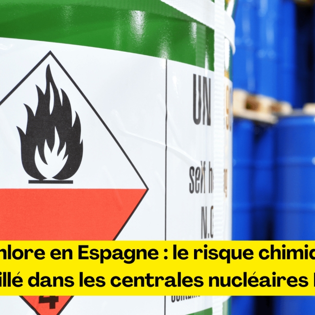 Nuage de chlore en Espagne : le risque chimique en centrale nucléaire est surveillé