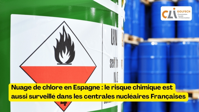 Nuage de chlore en Espagne : le risque chimique en centrale nucléaire est surveillé