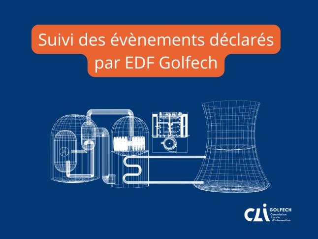 Suivi des évènements déclarés en 2026 par la centrale nucléaire de Golfech