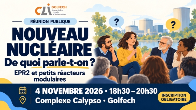 Réunion publique sur le nouveau nucléaire le 4 novembre